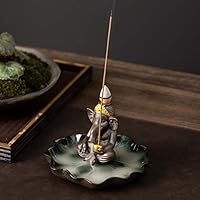 Amazon.co.jp: 香炉 仏壇用香炉 セラミック 倒流香 カエル 豚